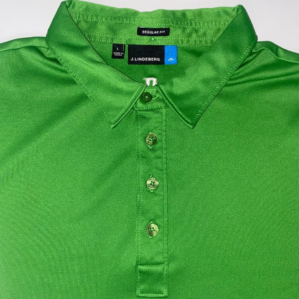 J. Lindeberg Green Golf Polo L - GUC